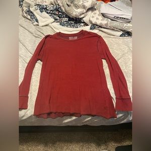 2/$10 | Reclaim | Dark Red Long-Sleeve T-Shirt